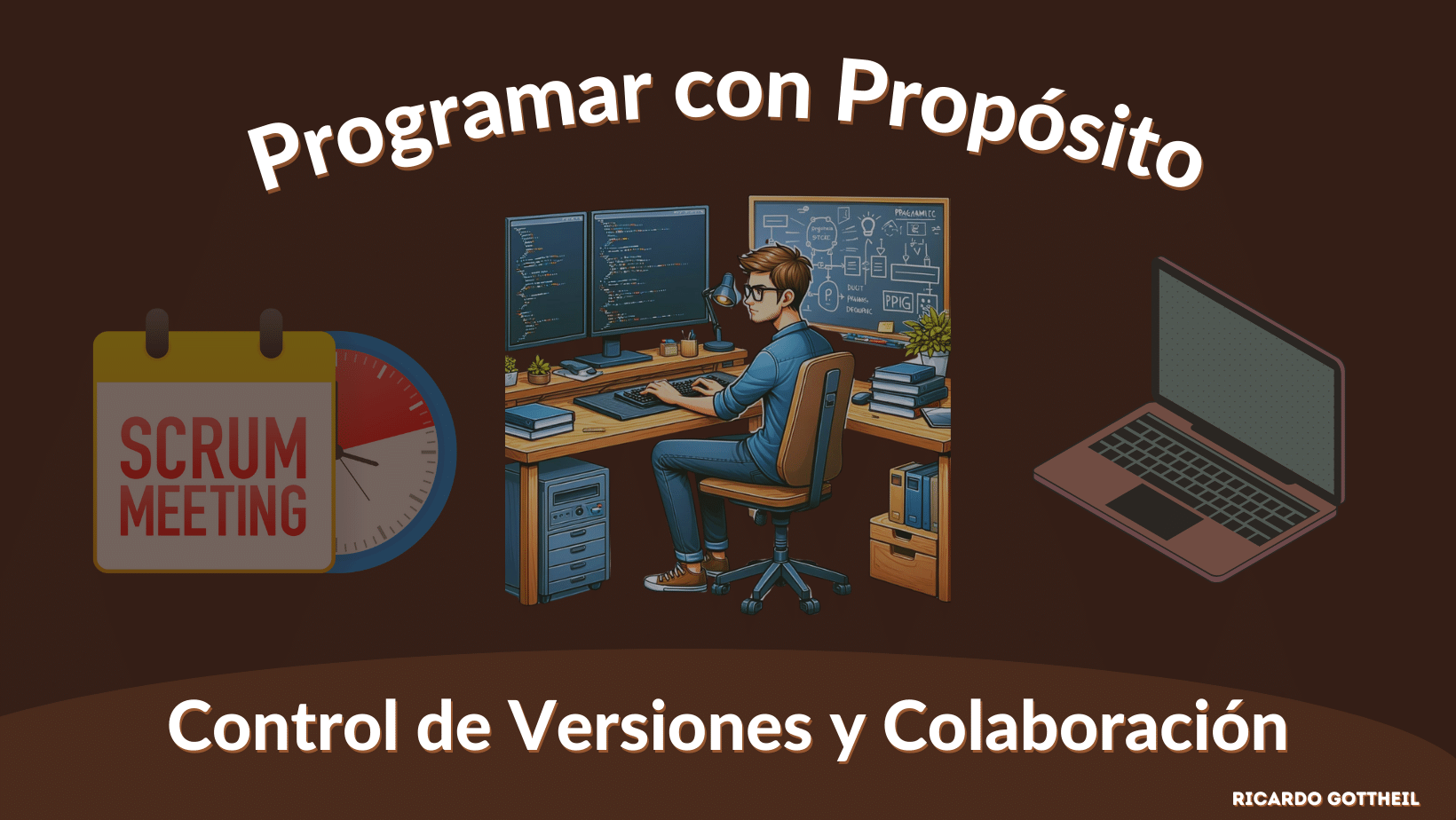 Portada Post - Programar con Propósito - Control de Versiones y Colaboración